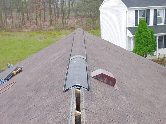 Shingle Vent II installed by Home Restorations