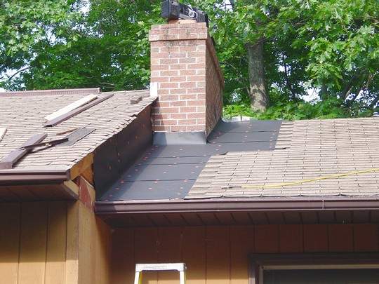 New roof tarpaper New roof tarpaper