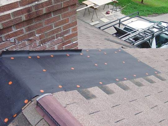 Pro installed tarpaper Pro installed tarpaper