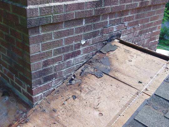 Chimney Flashing Leak Chimney Flashing Leak