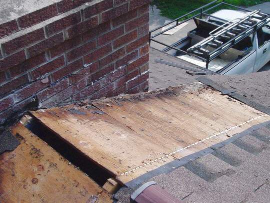Roof plywood rot Roof plywood rot